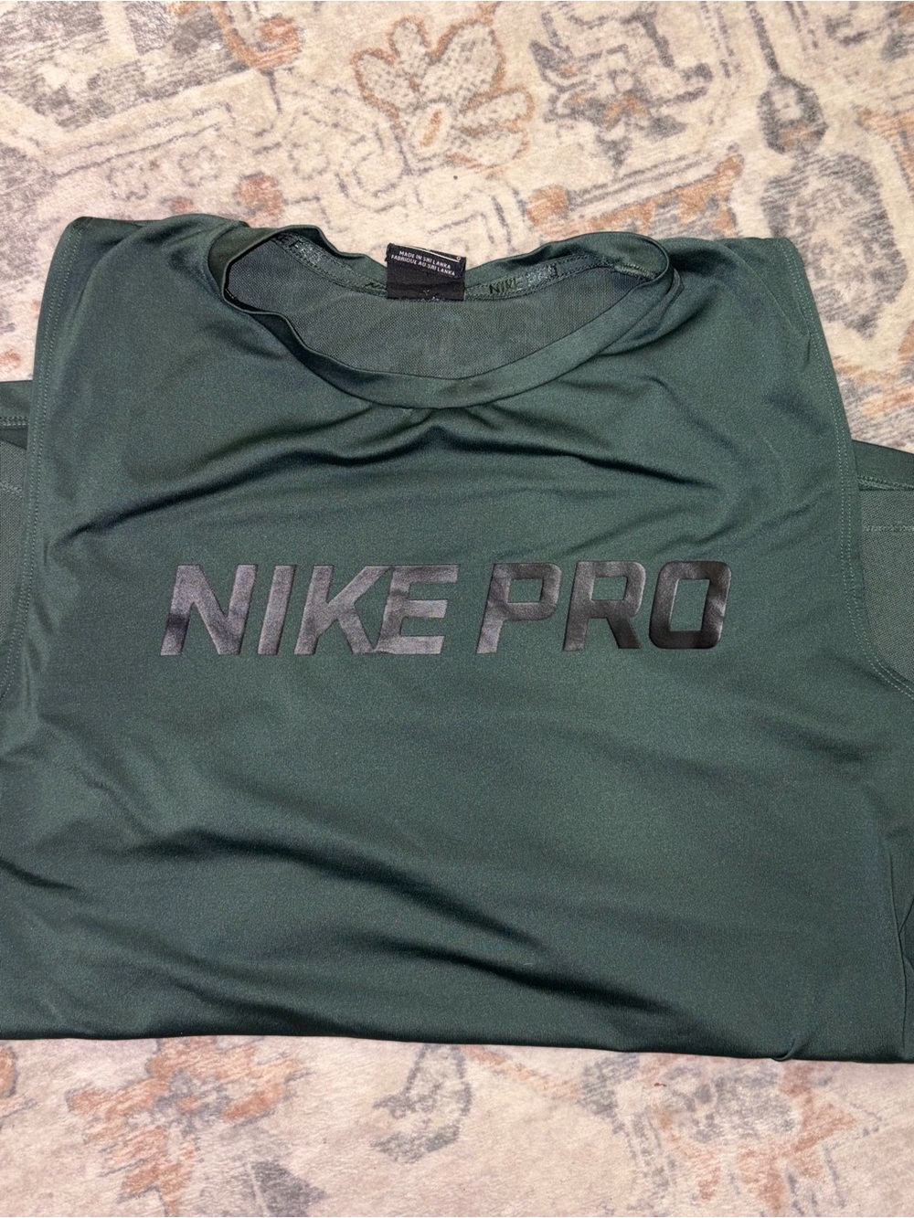 Nike Pro women’s Dark Green Performance Shirt